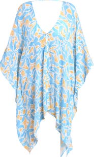 La Blanca Trinket V-Neck Cover-Up Caftan