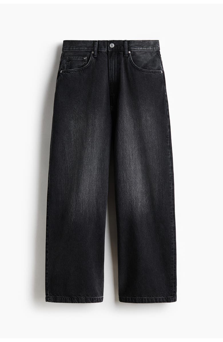 H&M Super Baggy Jeans, Main, color, Dark Denim Gray