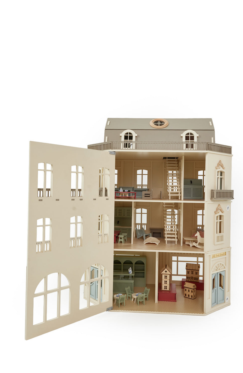 Little Forest Animals House of Paris Luxury Dollhouse, Alternate, color, 3 Led / With Bellevue Family