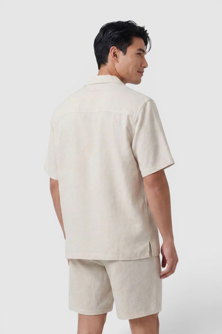 Getaway Linen Shirt, Alternate, color, Canvas