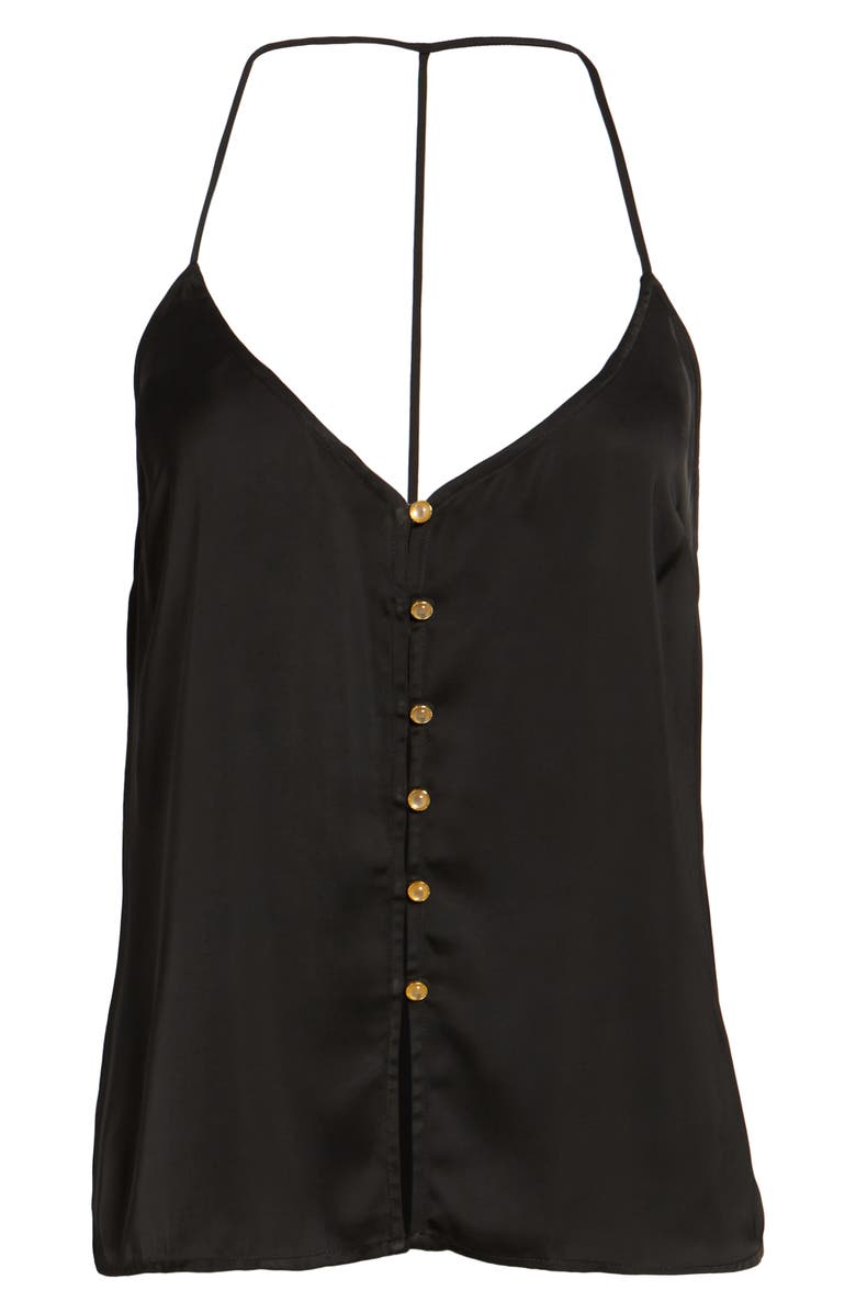 L'Acadamie L'Academie The T-Back Velvet Camisole, Alternate, color,
