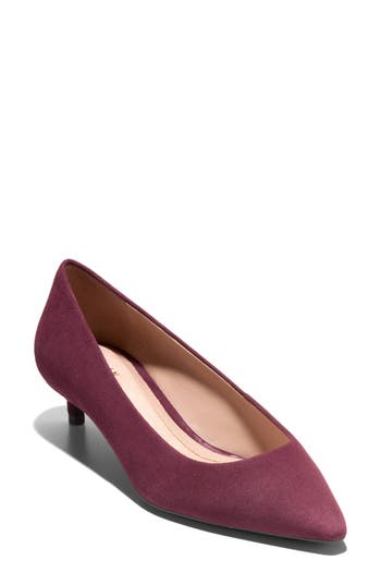 Cole Haan The Go-to Jocelyn Pointed Toe Pump In Purple
