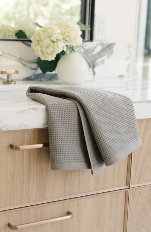 Cozy Earth 2-pack Waffle Hand Towel In Gray