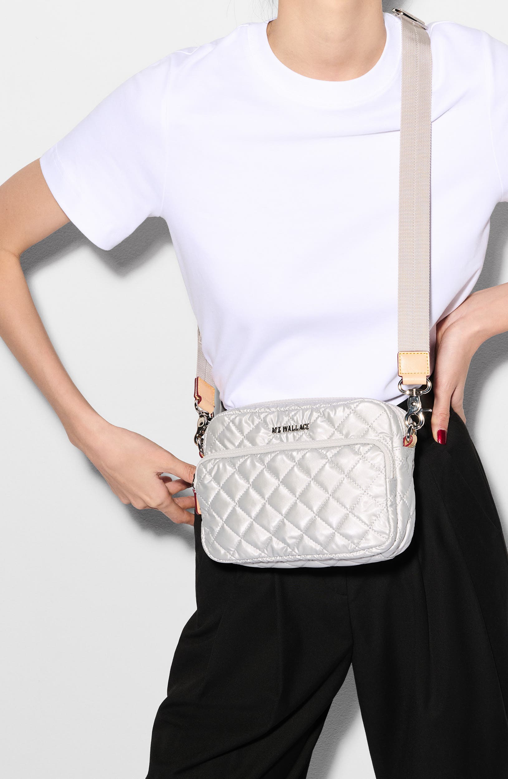 Small Metro Quilted Nylon Camera Bag (Women) | Nordstrom