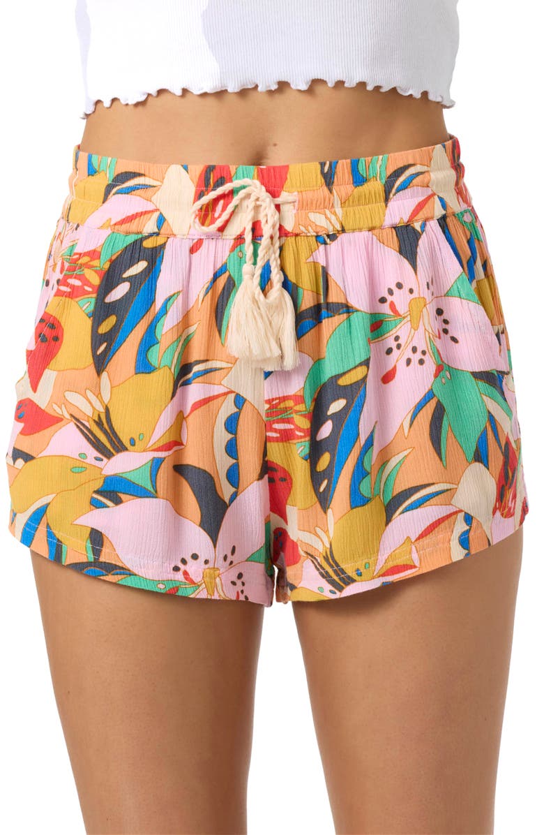 O'Neill Keagan Cabana Floral Drawstring Waist Shorts, Alternate, color, 