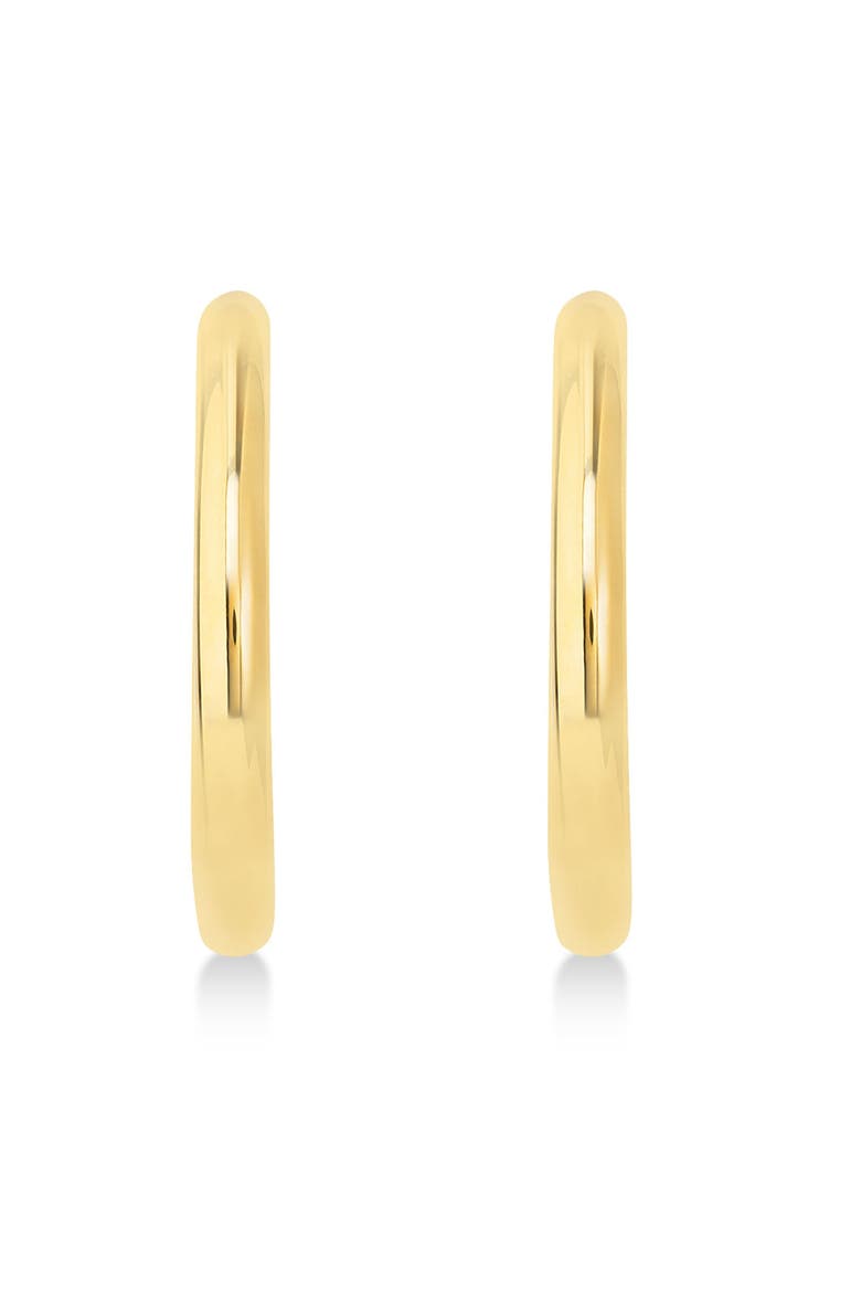 Large Open Hoop Earrings 14k, Alternate, color, Yellow Gold