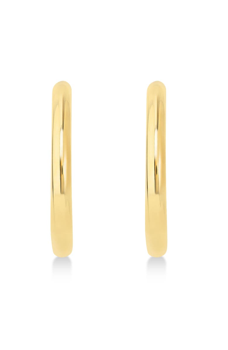 ALLUREZ Large Open Hoop Earrings 14k, Alternate, color, Yellow Gold