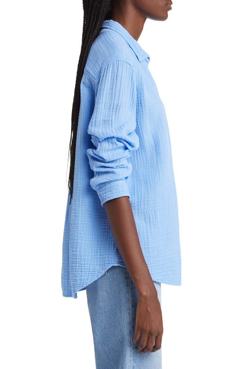 XÍRENA Scout Cotton Gauze Shirt, Alternate, color, 