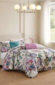 Watercolor Jacobean 5-Piece Reversible Comforter Set