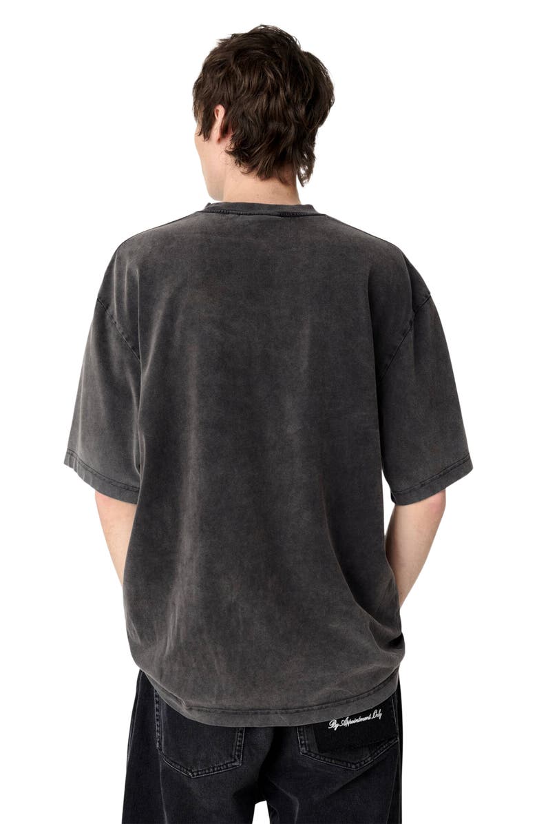Axel Arigato Distort Washed T-Shirt, Alternate, color, Black