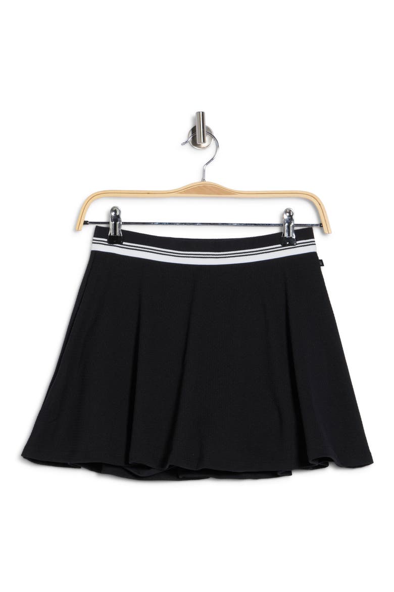 Callan Flutter Active Skort, Alternate, color, BLACK