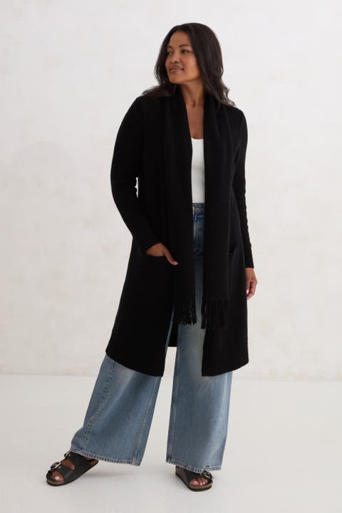 The Wool Scarf Cardigan