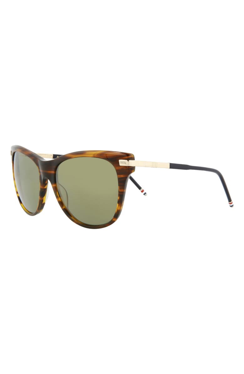 Thom Browne 56mm Cat Eye Sunglasses, Alternate, color, 