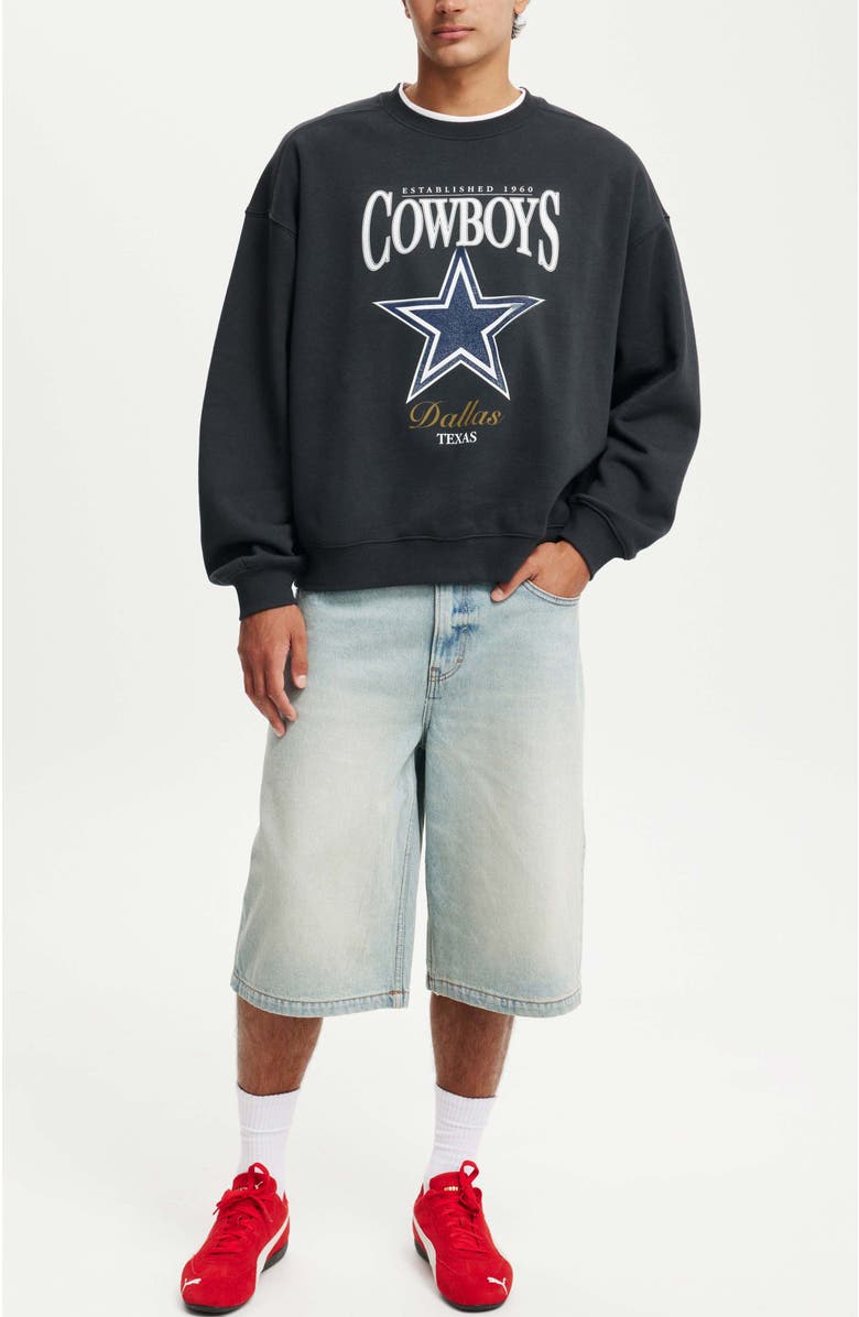 Cotton On Box Fit NFL Crew Sweater, Alternate, color,