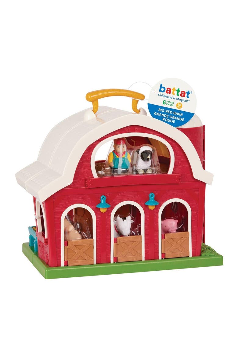 Toddler's First Big Red Barn and Farm Animals, Alternate, color, Multicolor