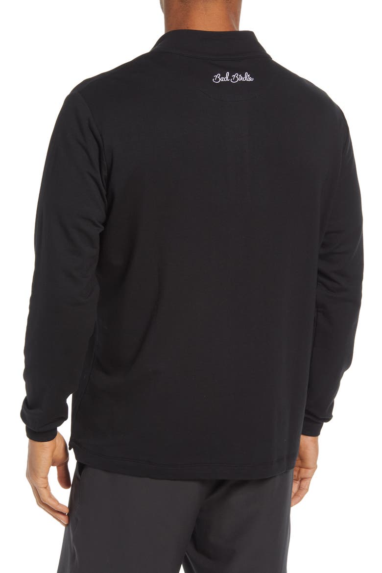 Quarter Zip Golf Pullover, Alternate, color, BLACK