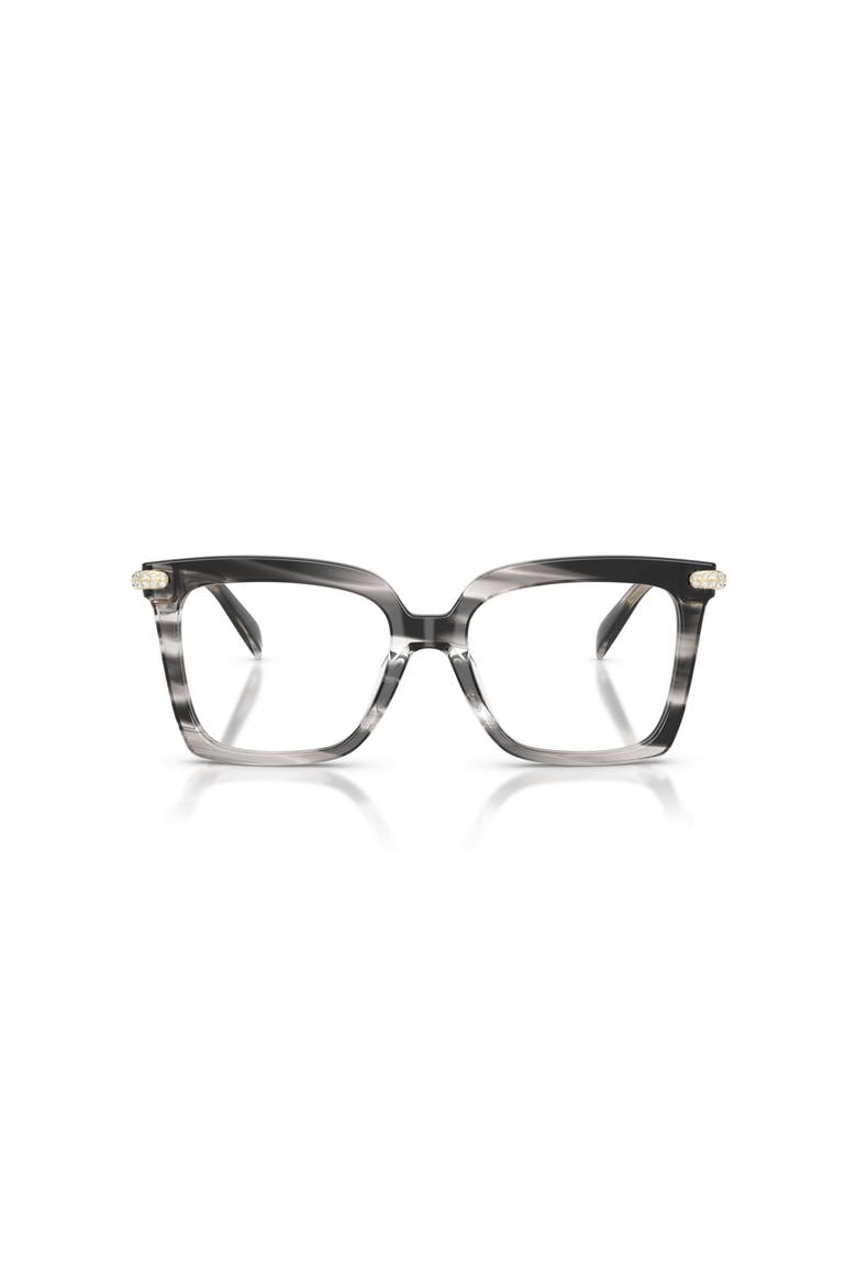 53mm Square optical glasses, Alternate, color, Black