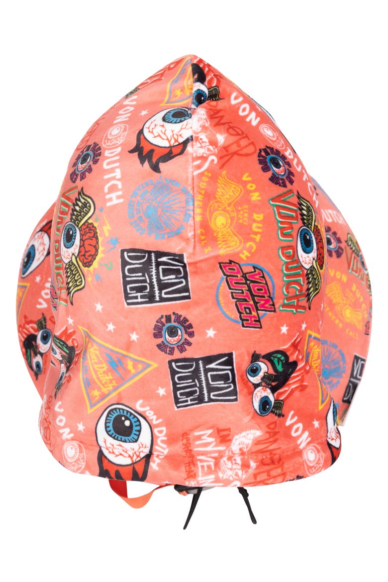 Jax Hooded Memory Foam Travel Neck Pillow, Alternate, color, Pink