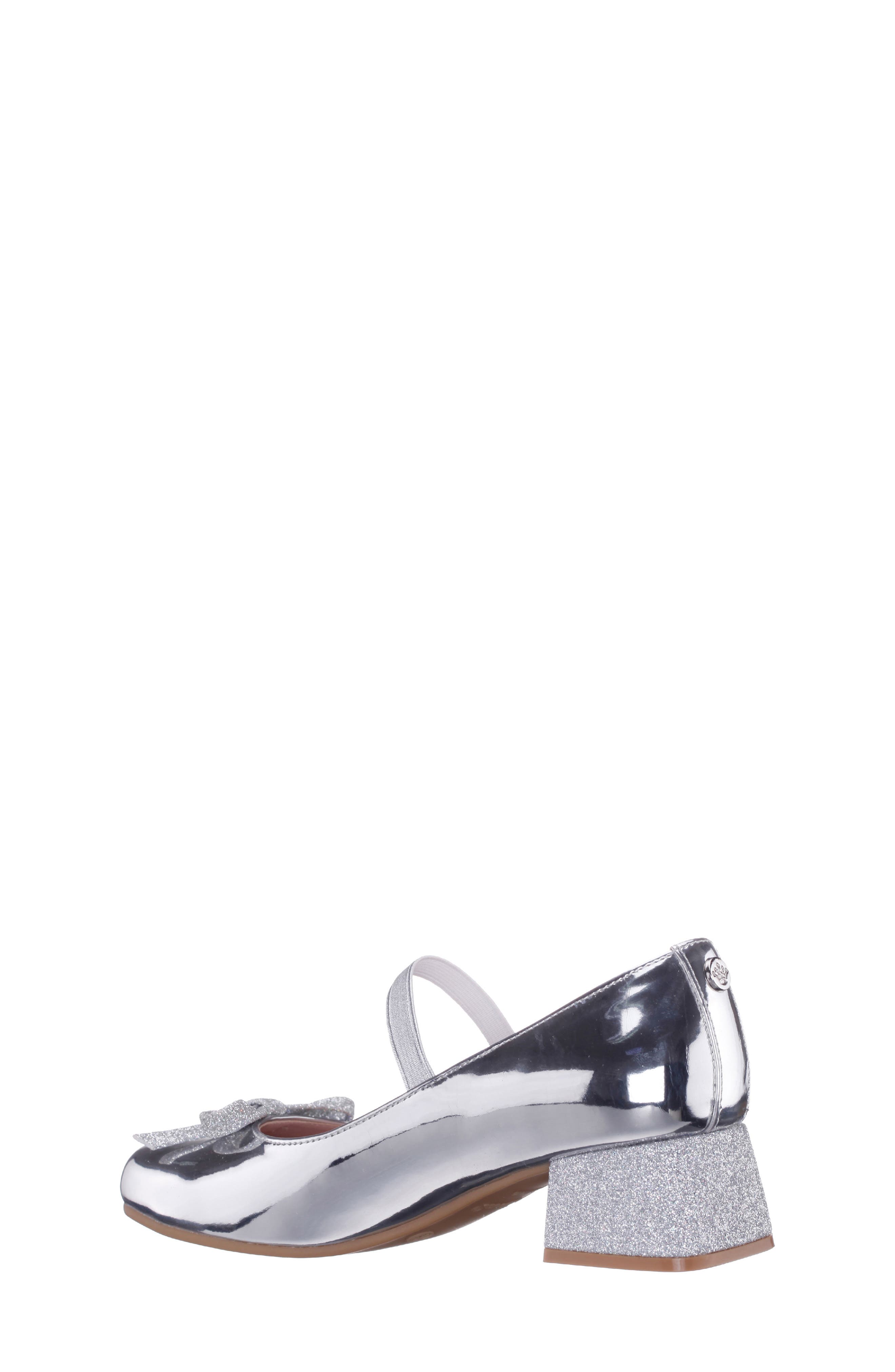 Nina Kids' Bryonna Mary Jane Pump, Alternate, color, Silver Metallic