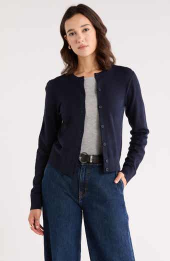 Crewneck Cardigan