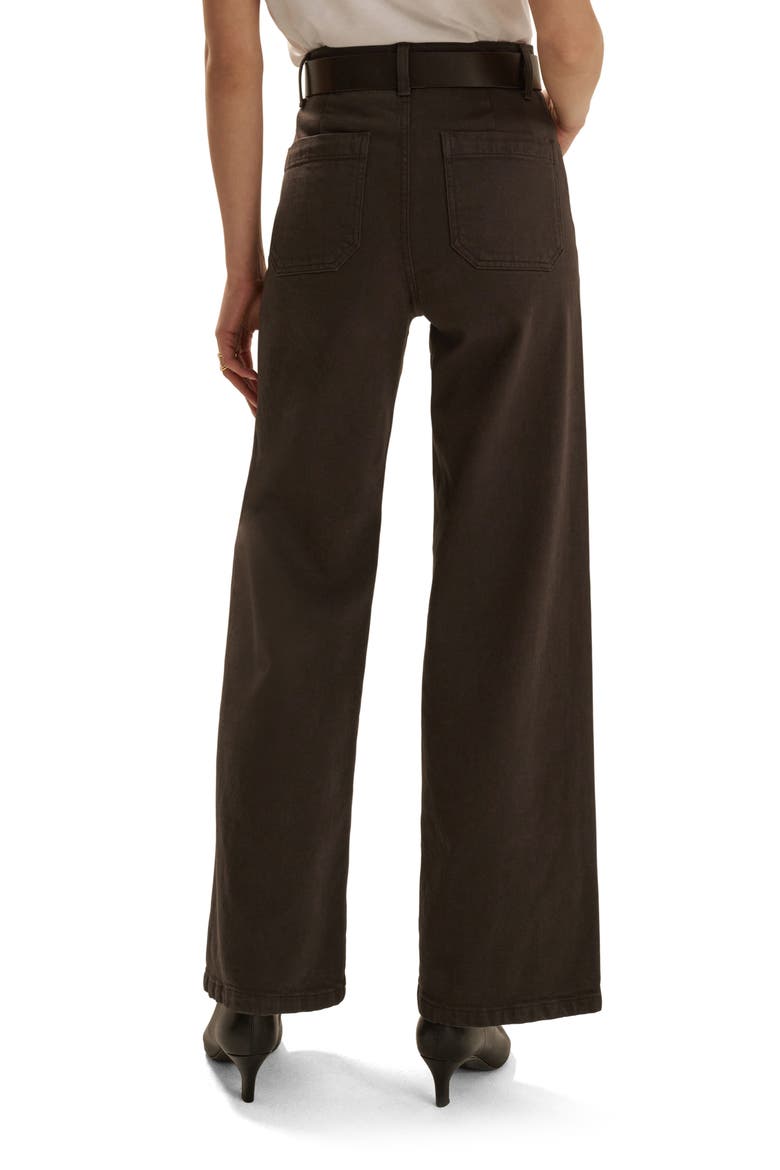 The Mischa High Waist Wide Leg Ankle Pants, Alternate, color, ESSPRESO