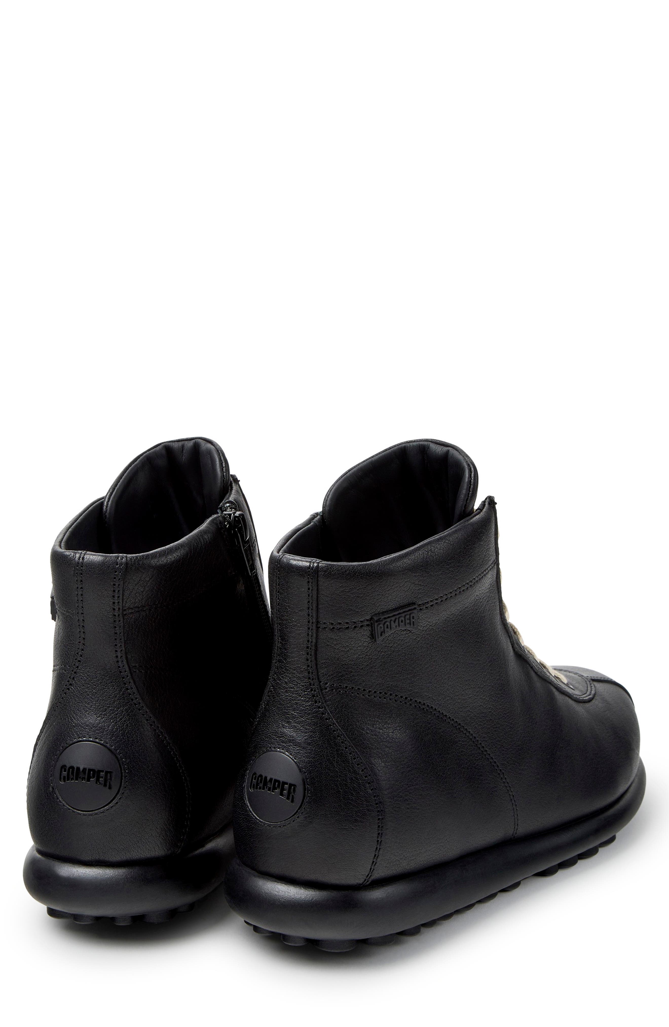 Pelotas Ariel Leather Boot, Alternate, color, BLACK