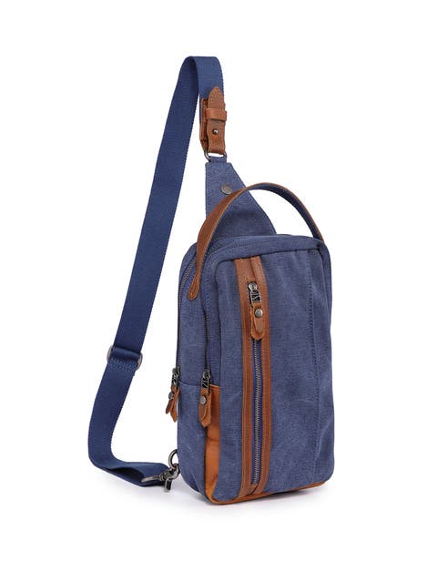 Madrone Canvas Double Compartment Sling Bag