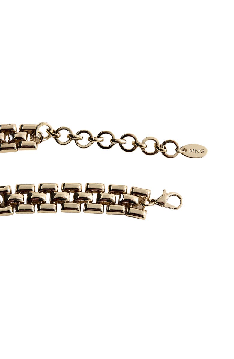 MANGO Link Necklace, Alternate, color, Gold