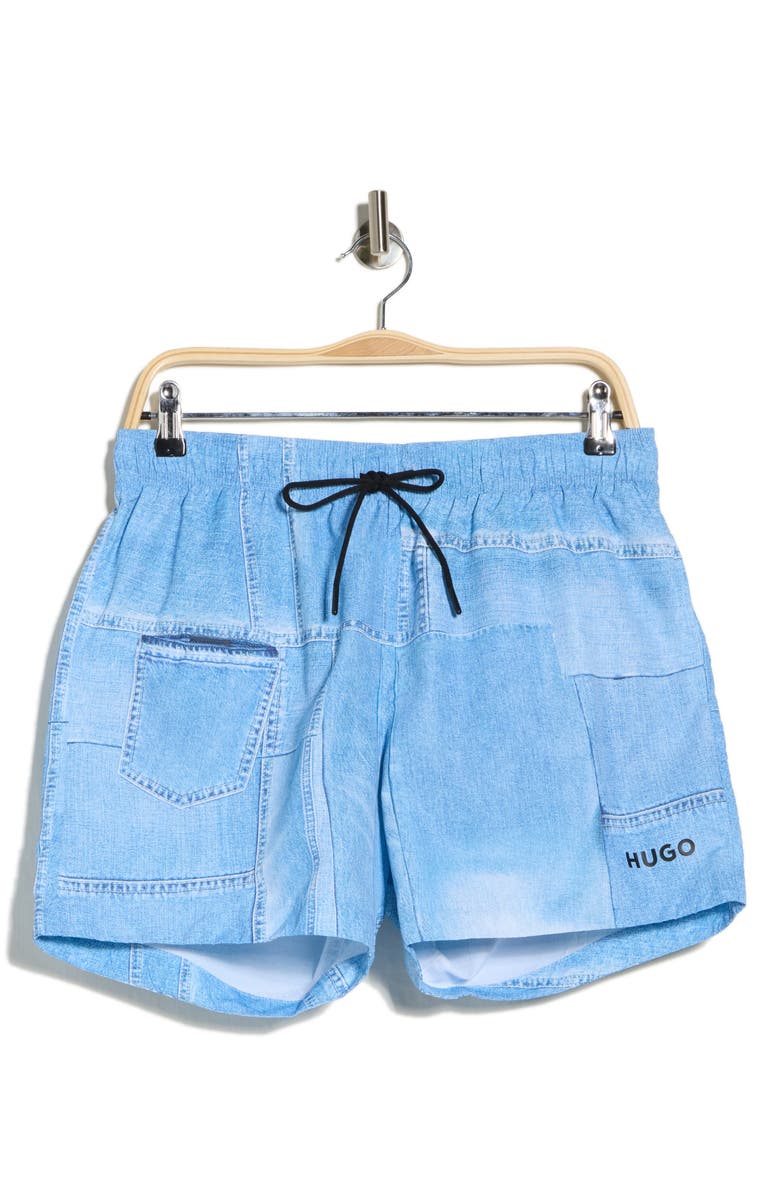 BOSS Jey Swim Trunks, Main, color, Light/ Pastel Blue