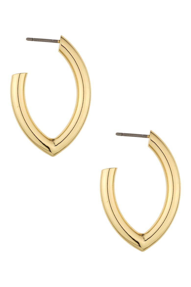Mara Hoop Earrings, Main, color, GOLD