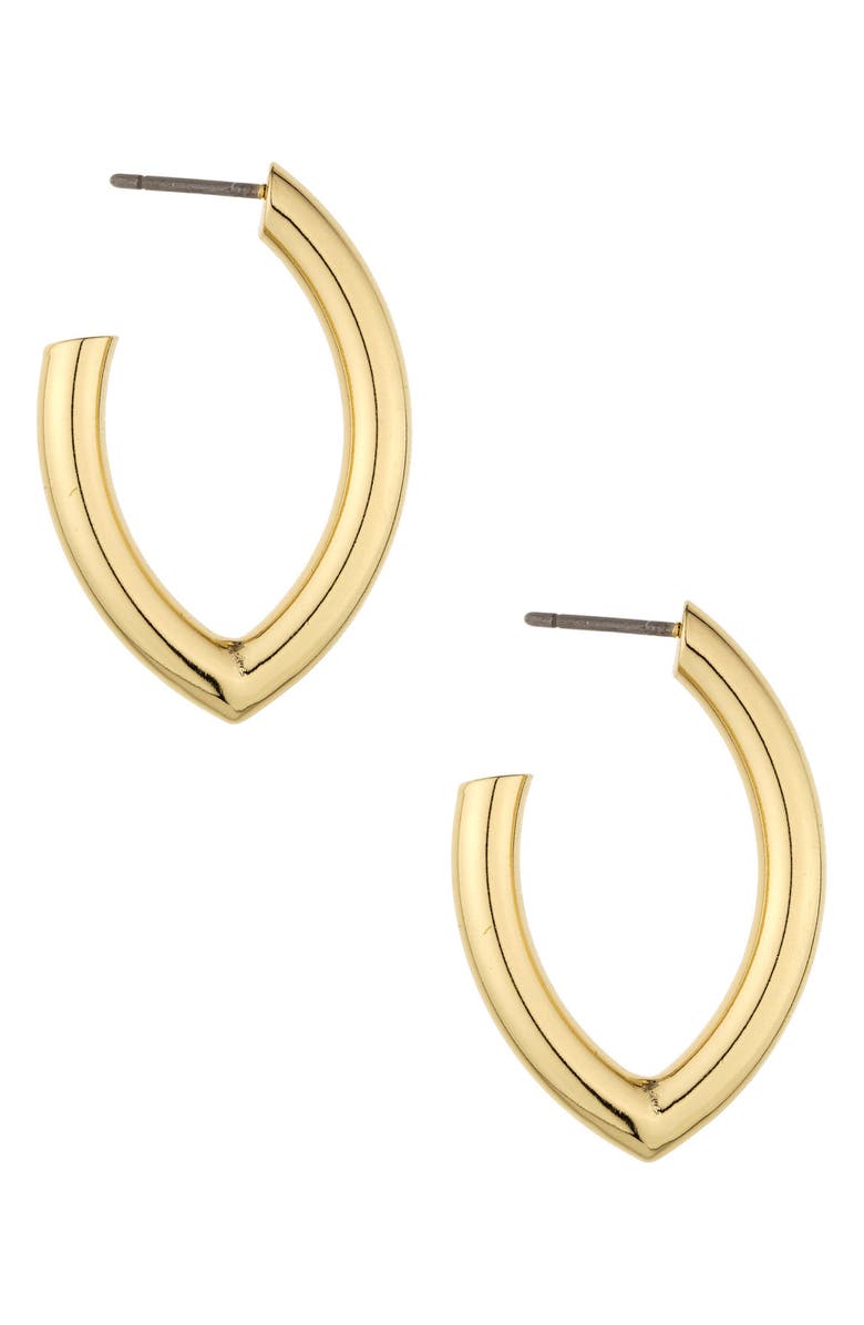 Ettika Mara Hoop Earrings, Main, color, Gold