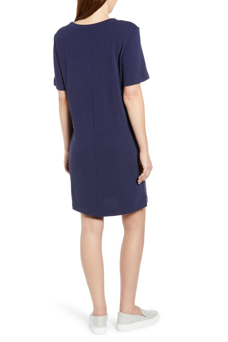 T-Shirt Dress, Alternate, color, NAVY PEACOAT