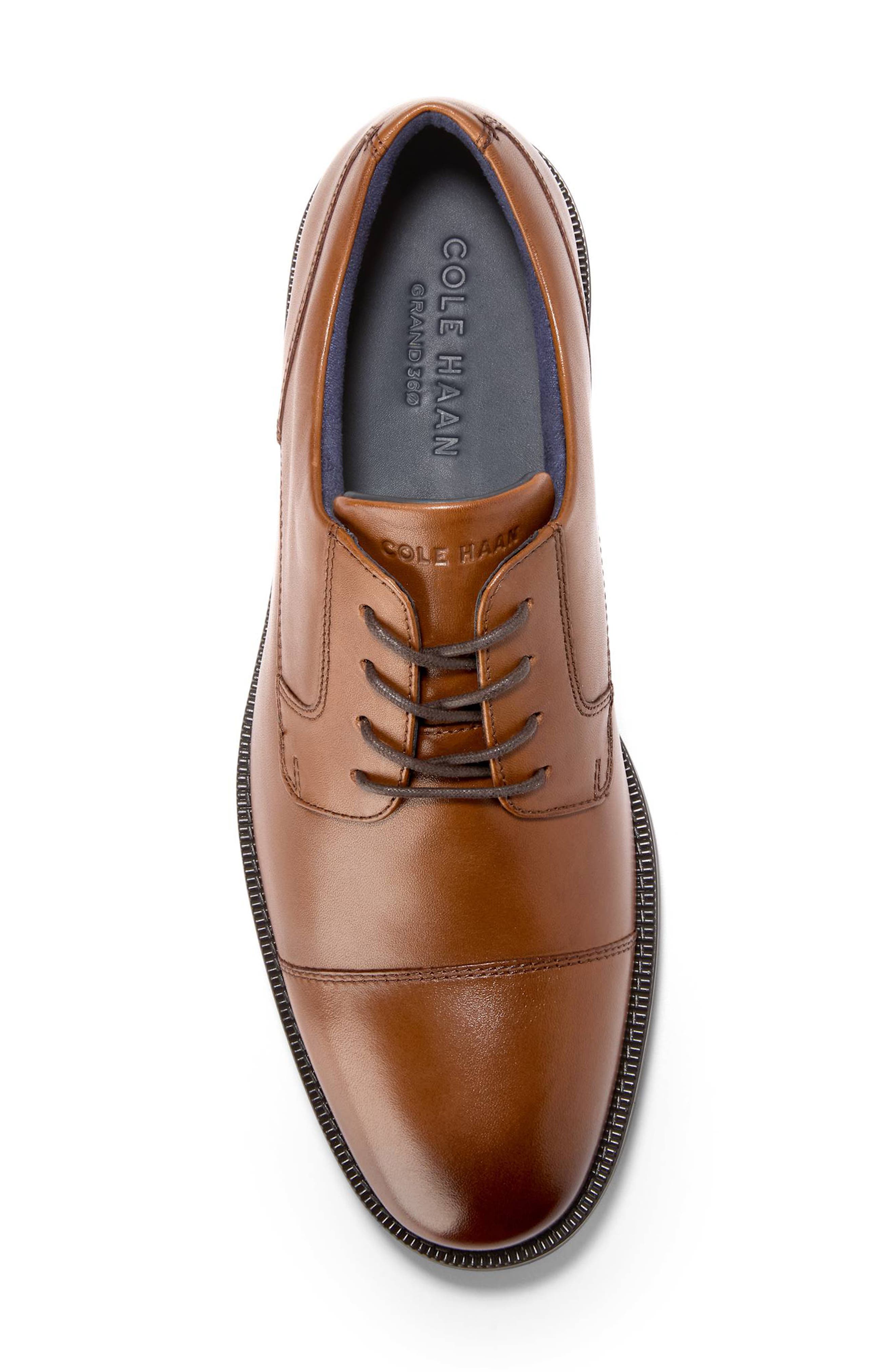 Bedford Cap Toe Derby, Alternate, color, BRITISH TAN / JAVA