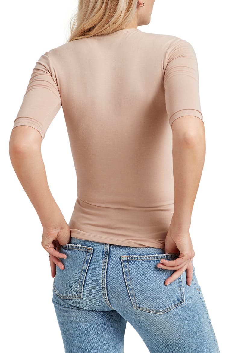 Frankie Jersey Top, Alternate, color, LIGHT BEIGE