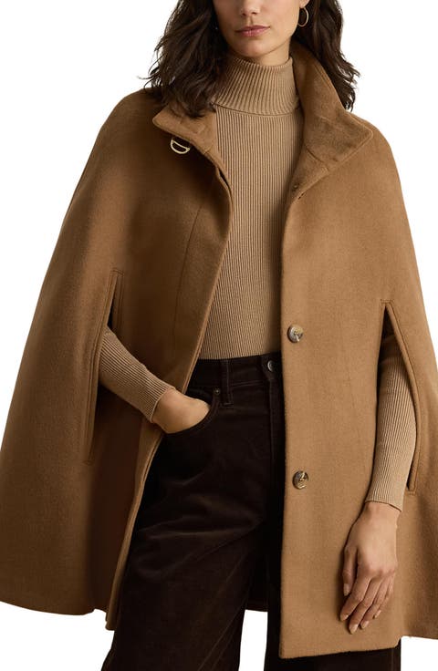 Wool Blend Cape