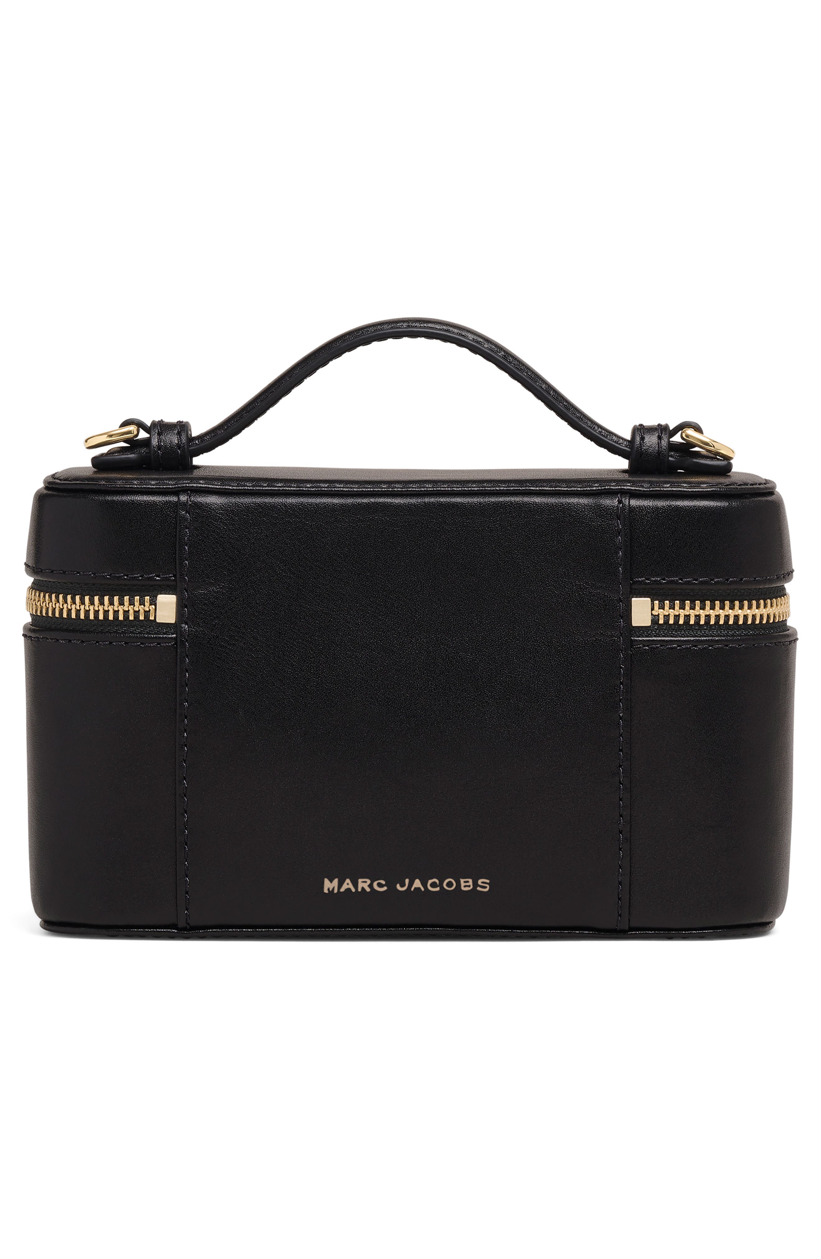 Marc Jacobs The East/West Vanity Bag, Alternate, color, Black