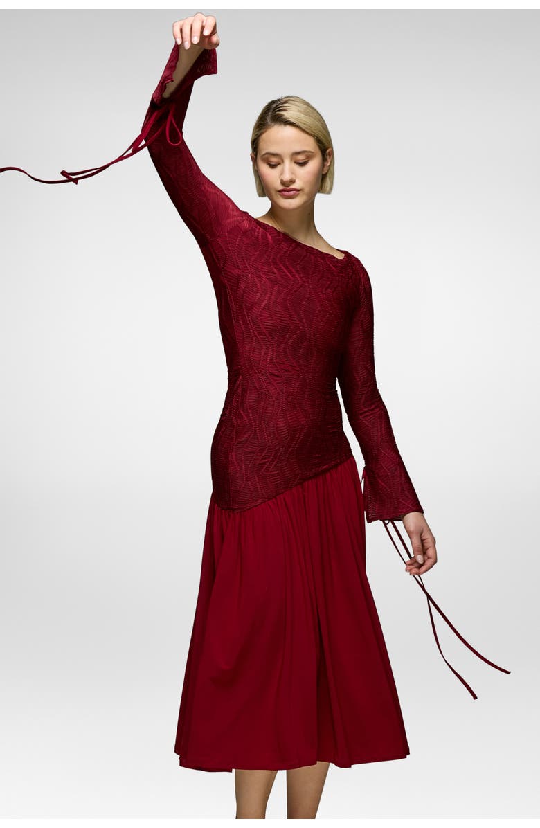 Daska Meissa Dress, Alternate, color, Wine