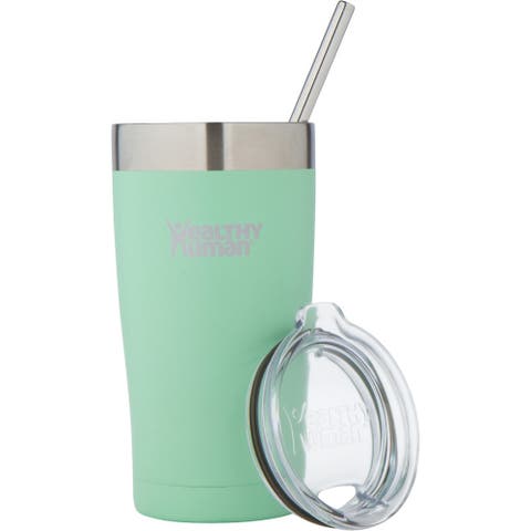 Stainless Steel Tumbler with Straw & Lid 20oz