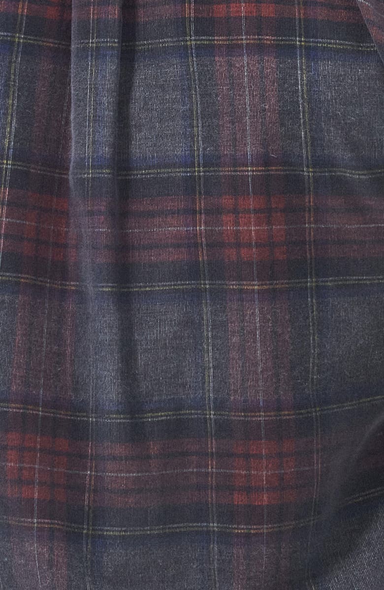 Barbour Southfield Plaid Tailored Button-Down Shirt, Alternate, color, Grey Marl