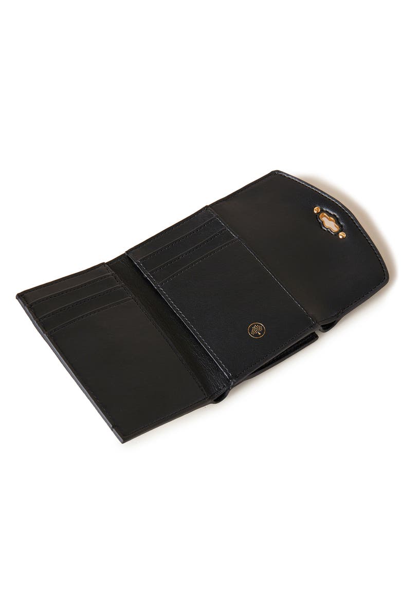 Mulberry Darley Folded Leather Wallet, Alternate, color, Black
