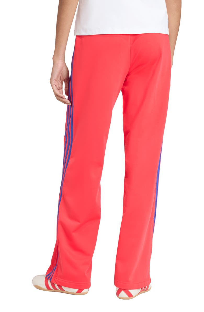 adidas Originals Firebird Recycled Polyester Track Pants, Alternate, color, Semi Lucid Red/ Blue/