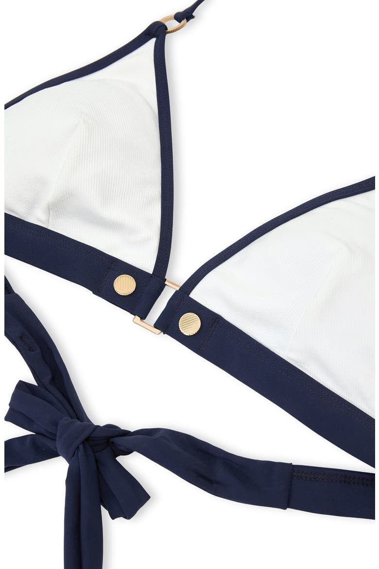 Saskia Bikini Top, Alternate, color, IVORY/ NAVY