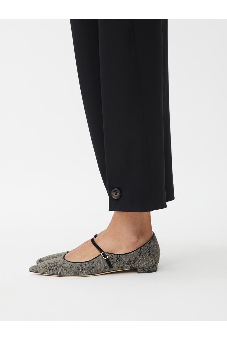 Mapunna High Rise Pleated Trousers, Alternate, color, Black
