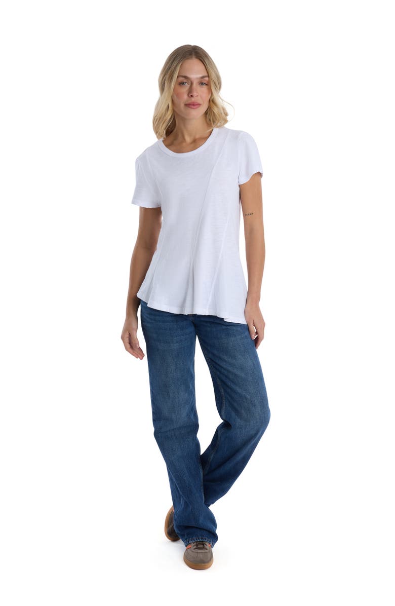 WILT Clothing Round neck short sleeve tee, Alternate, color, Black