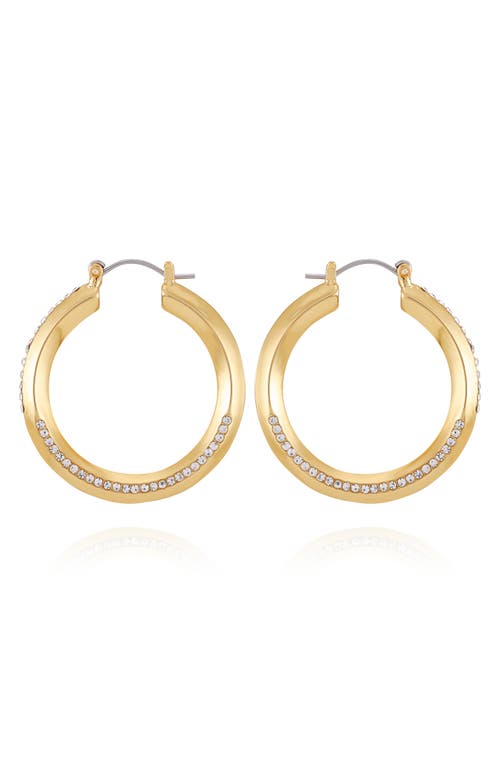 Vince Camuto Crystal Hoop Earrings