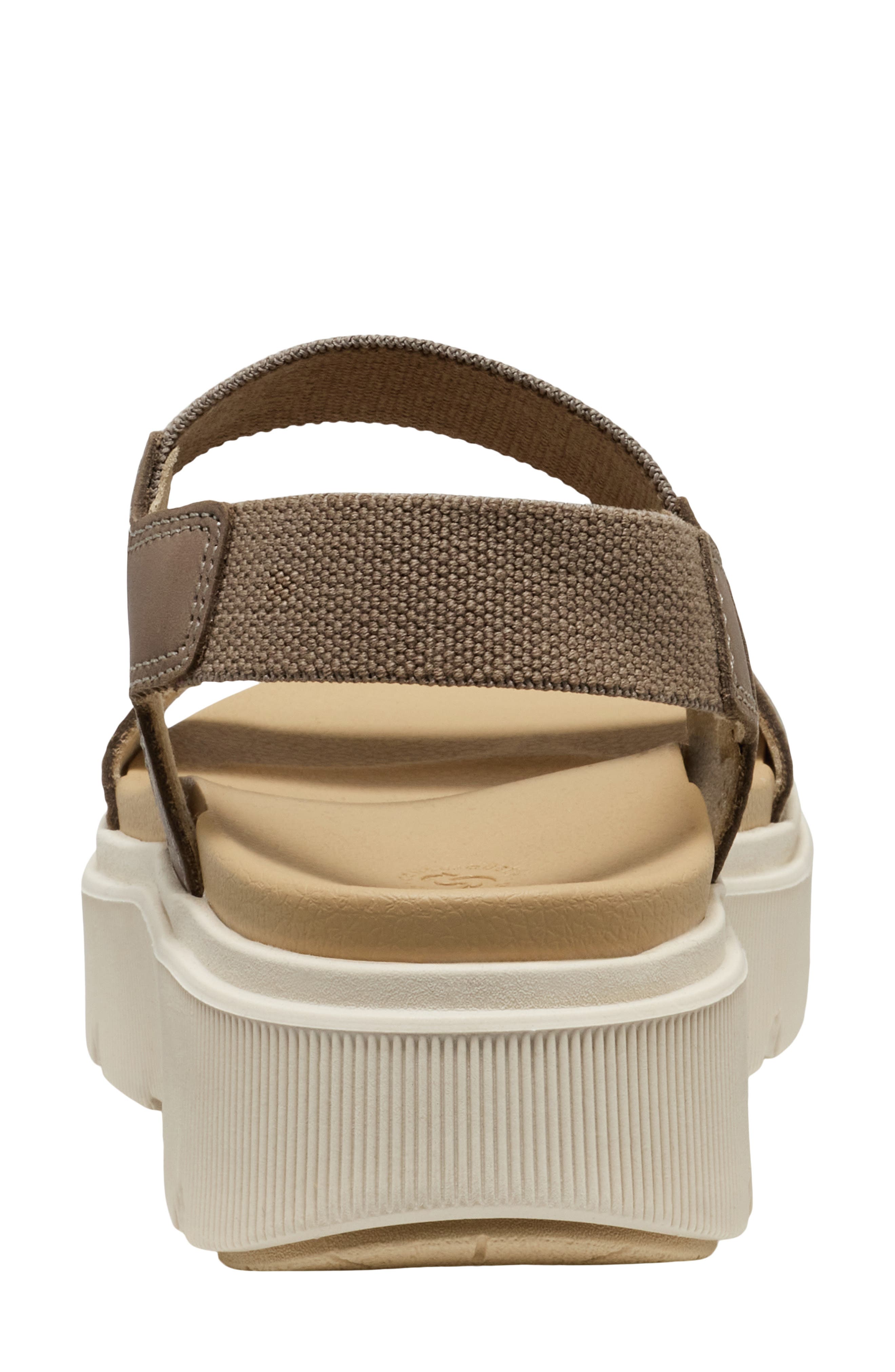 Elle Mila Platform Sandal, Alternate, color, BRINDLE