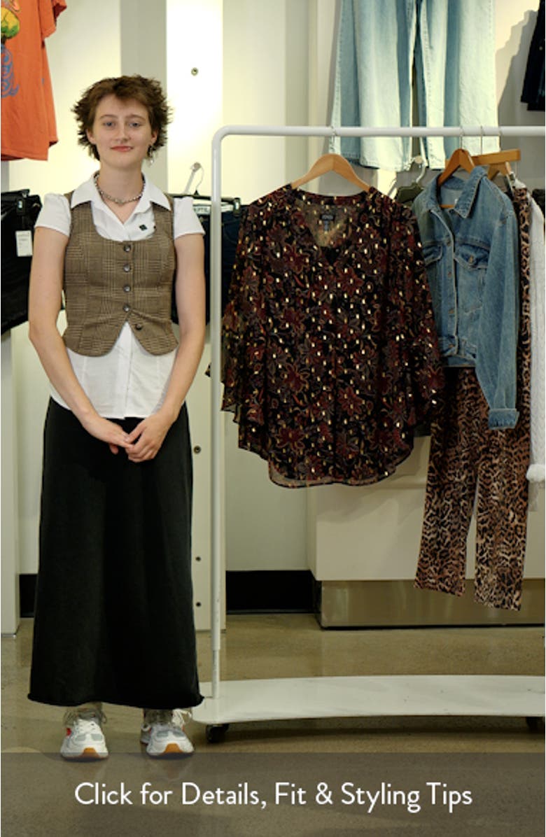 Clip Dot Chiffon Top, sales video thumbnail