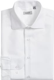 ZANETTI Textured Oxford Dress Shirt