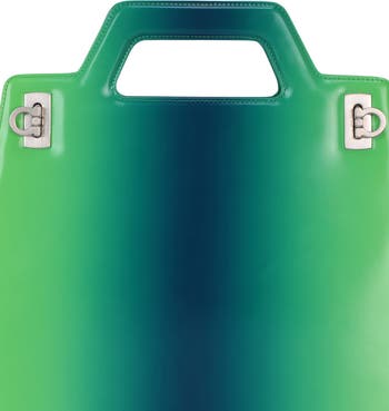 Gancini Leather Tote Bag