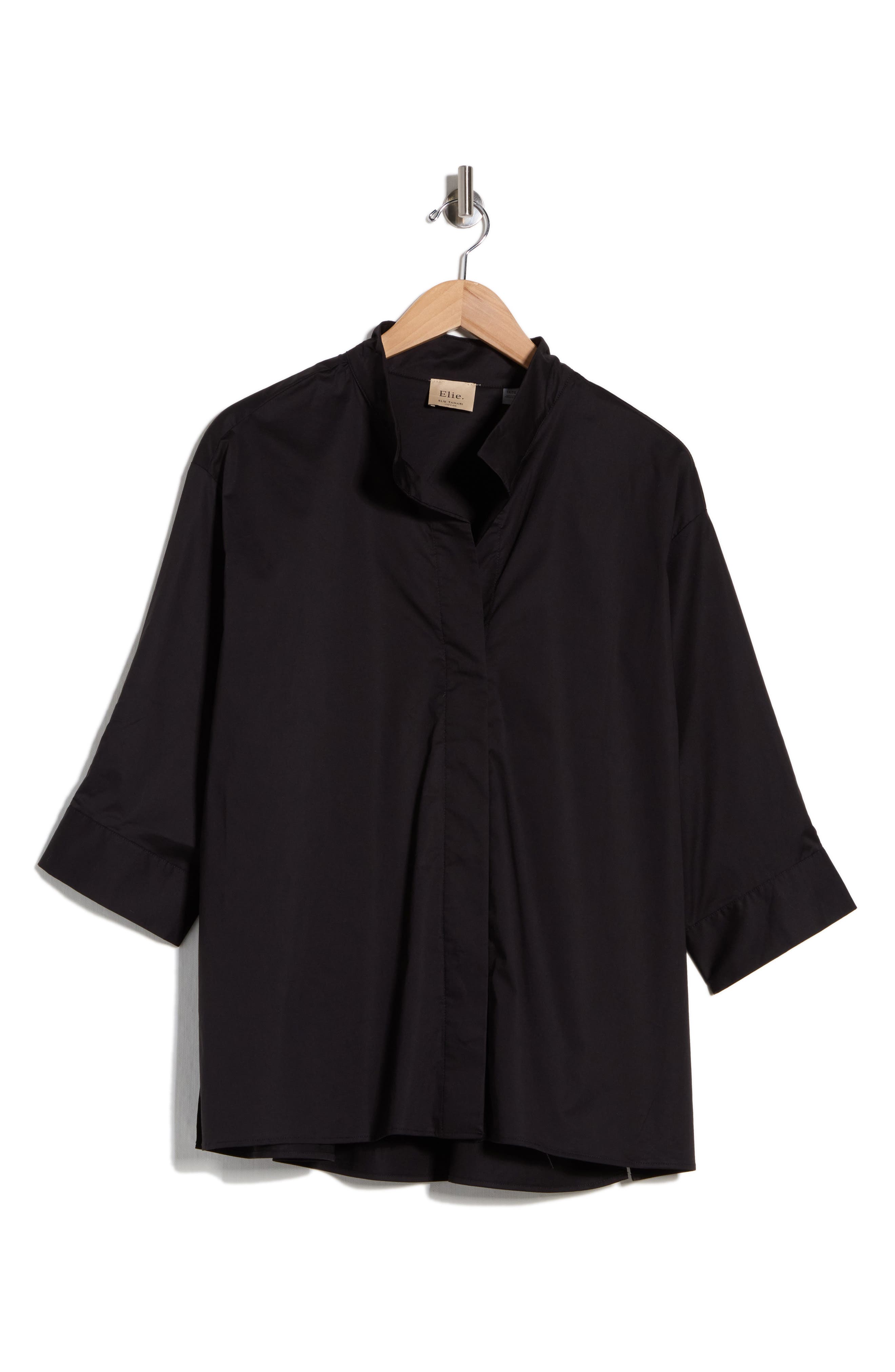 ELIE ELIE TAHARI Stand Up Collar Top